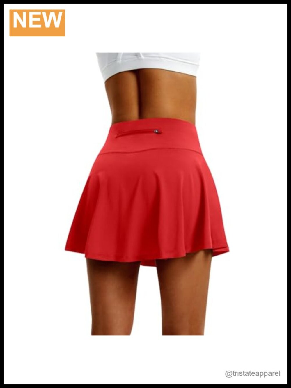 Women's High Waist Pleated Tennis Skort with 4 Pockets Athletic Golf Skirt